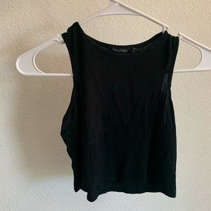 booboo black crop top